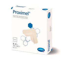 ConvaFoam Silicone Adhesive Foam Dressing, 7 x 8 Centimeter Sacral