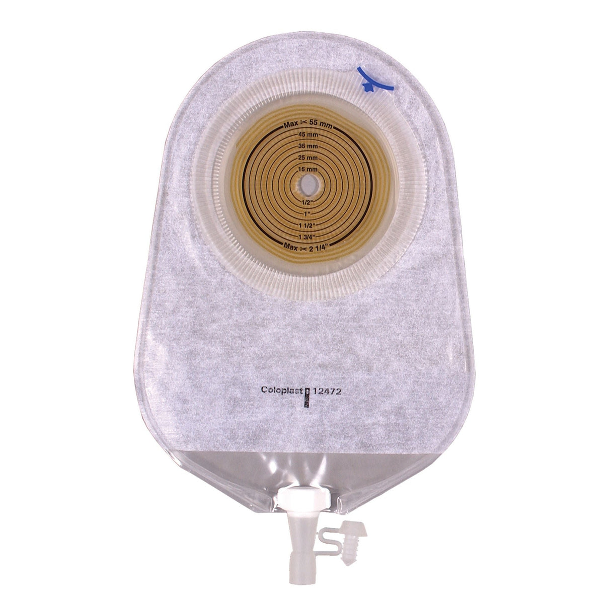 Coloplast Assura One-Piece Urostomy Pouch, Flat, Cut-to-Fit, Transparent, 9-1/2-Inch