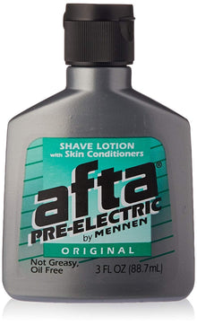 Afta Pre-Electric Shave Lotion, Original, 3 fl oz Bottle