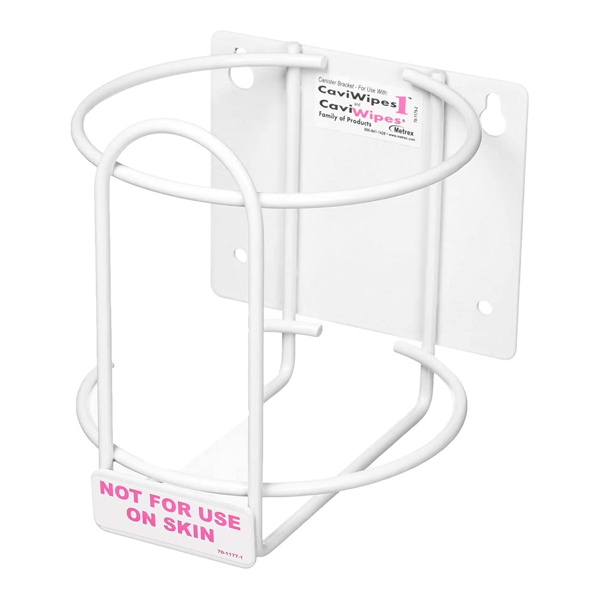 CaviWipes Wall Bracket, White, 5.5 x 5.5 x 6" - 13-1175 - LL Medico