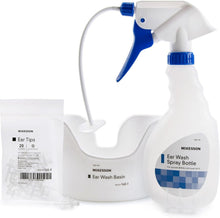 McKesson Ear Wash System with Basin, Flexible Tube & 23 Disposable Tips