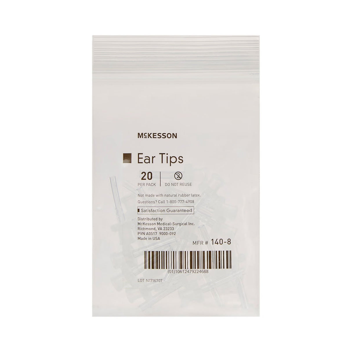 McKesson Ear Tips for Ear Wash System - 140-8 - LL Medico