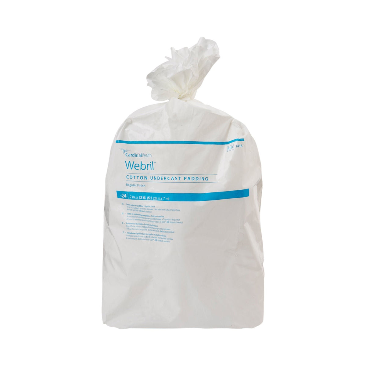 Webril Undercast Cast Padding, Cotton, White, Nonsterile - LL Medico