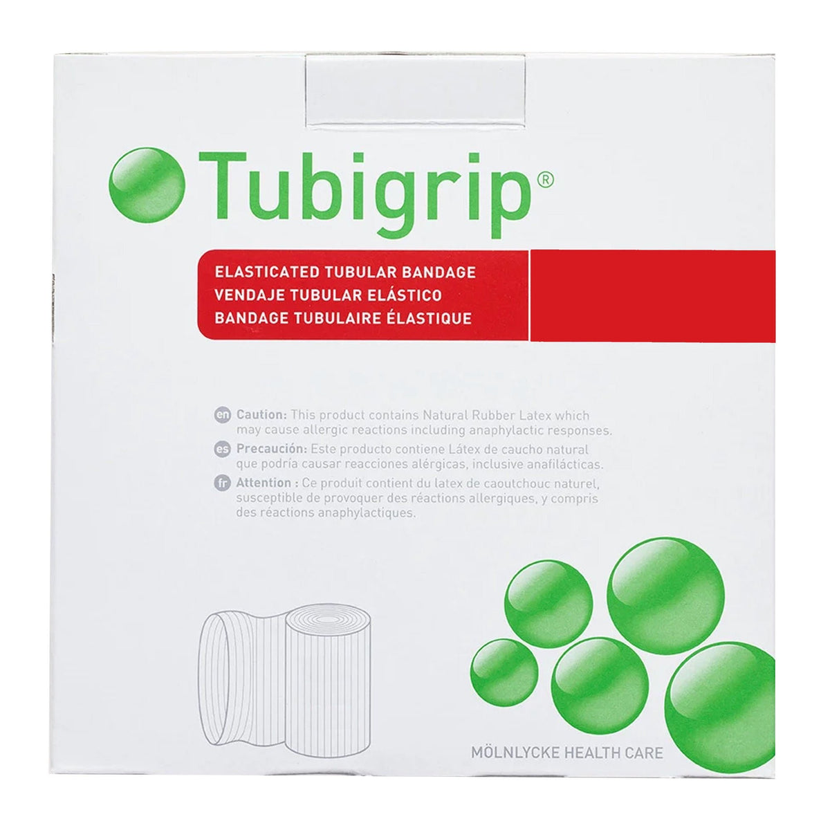 Tubigrip Pull On, Elastic Tubular Support Bandage, Size D, 3" x 11 yard, Natural, Non-Sterile, Standard Compression - 1437-Single - LL Medico