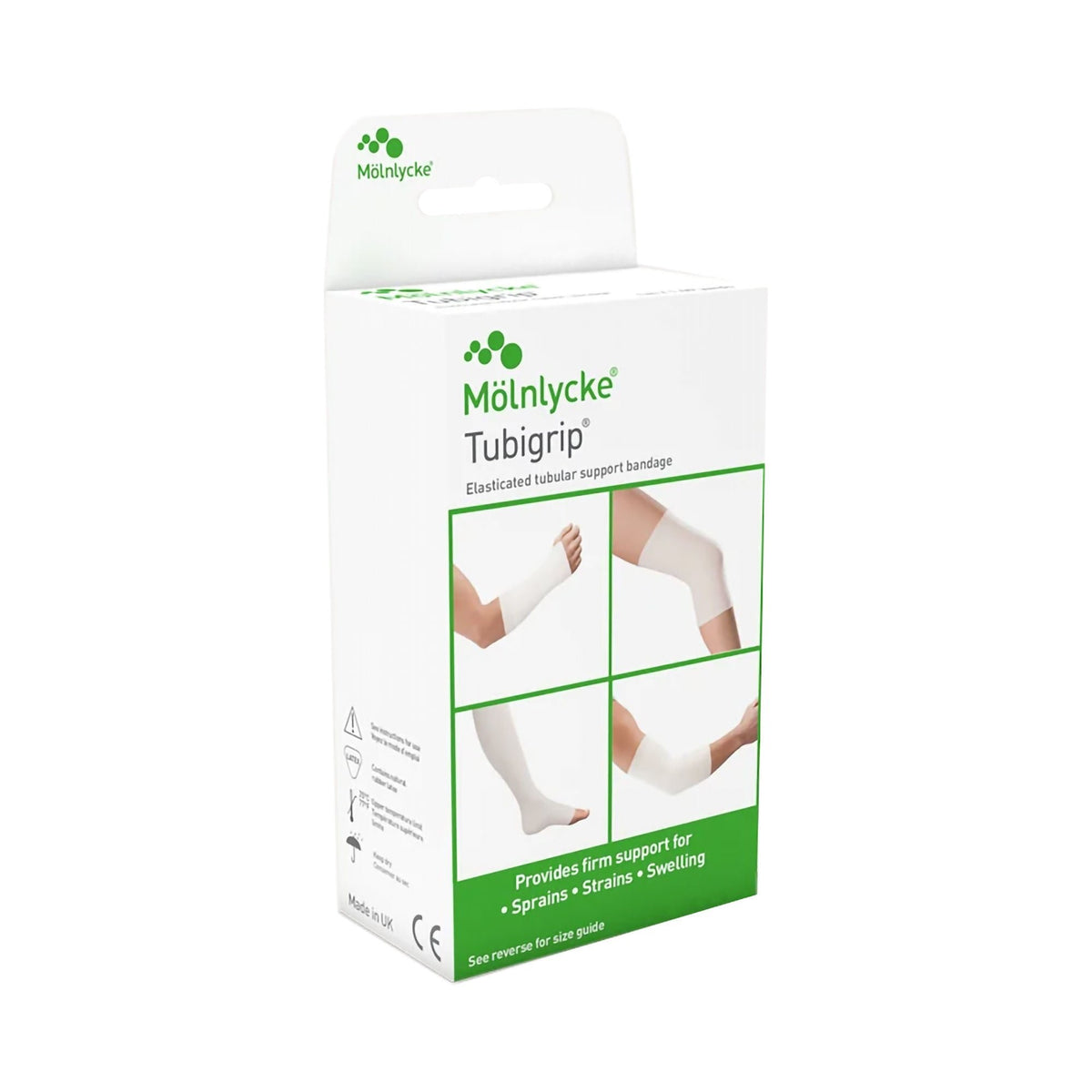 Tubigrip Elastic Tubular Support Bandage, Pull On, Size K, 8.25" x 11 Yard, Natural, Nonsterile, Standard Compression - 1441-Single - LL Medico