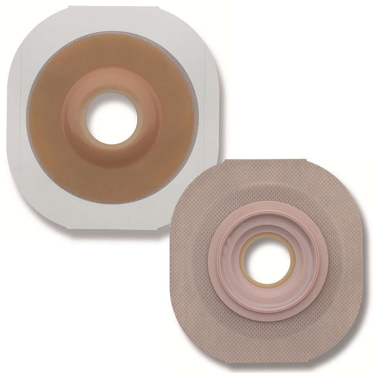Hollister FlexTend Two-Piece Skin Barrier, Floating Flange, Cut-to-Fit, 44 mm Flange, with Tape