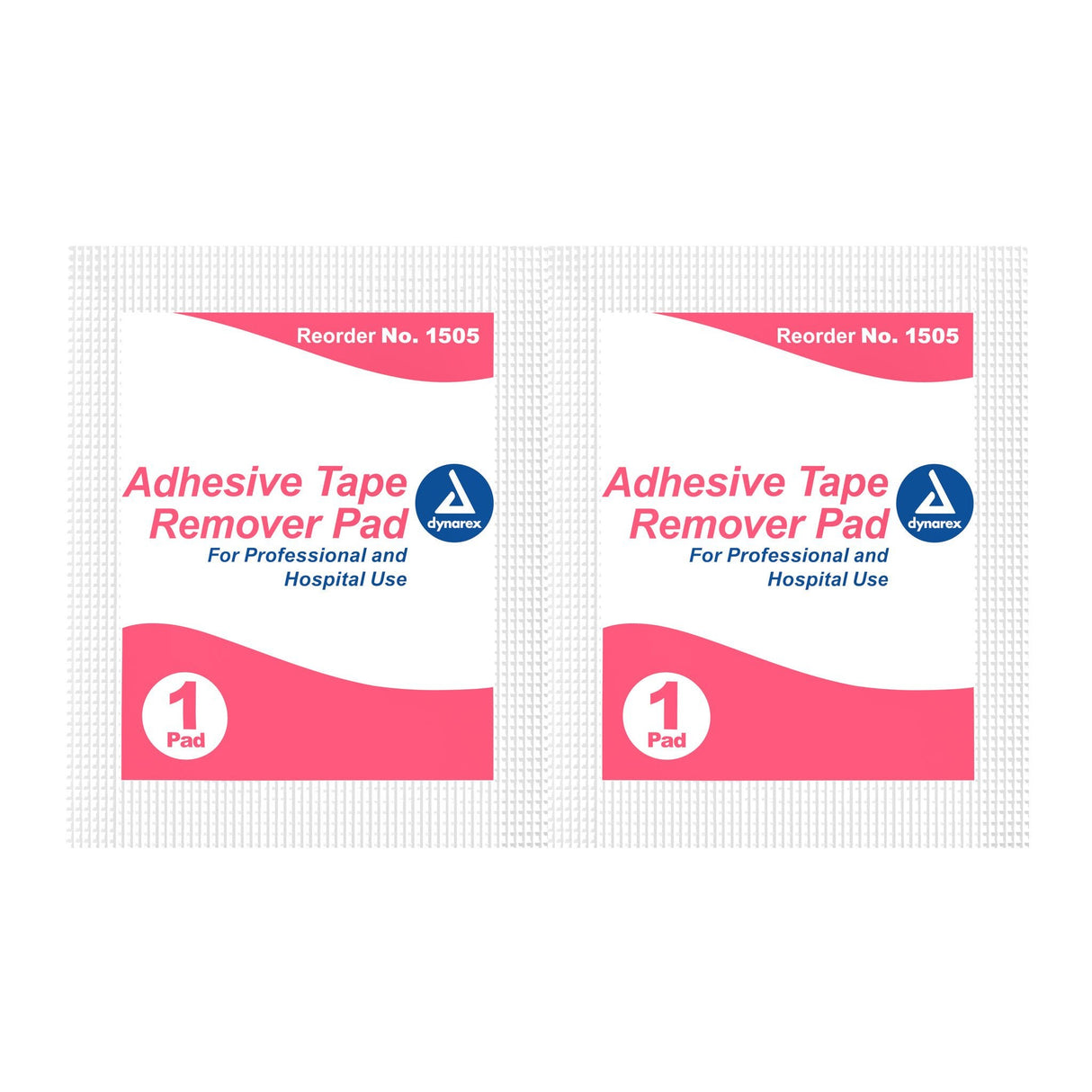Dynarex Adhesive Remover, 32.5 x 68 mm Wipe