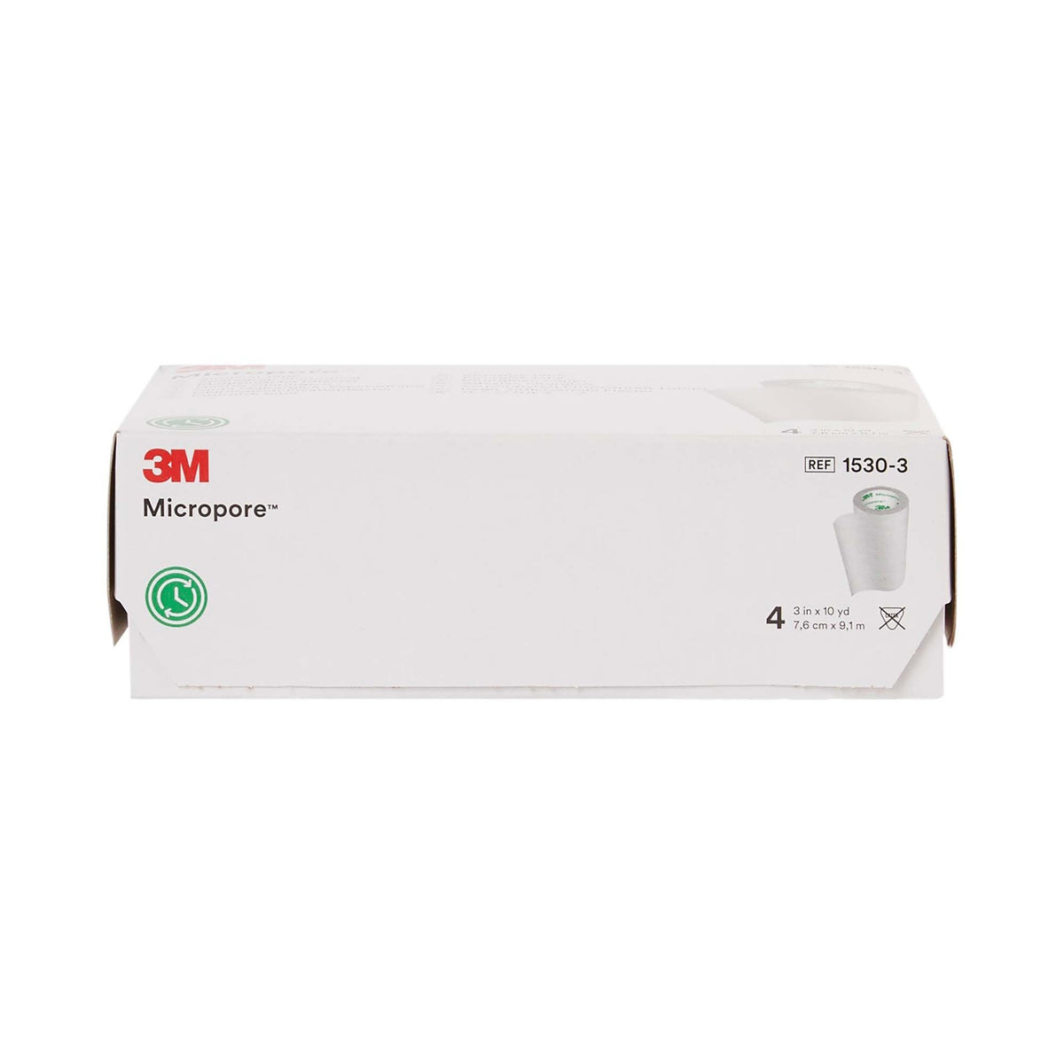 3M Micropore Paper Medical Tape, 3 Inch x 10 Yard, White
