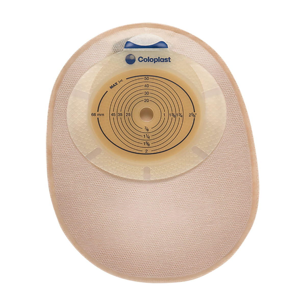 Coloplast SenSura Flat One-Piece Pouch, Cut-to-Fit, Opaque, 8-1/2-Inch, with Filter