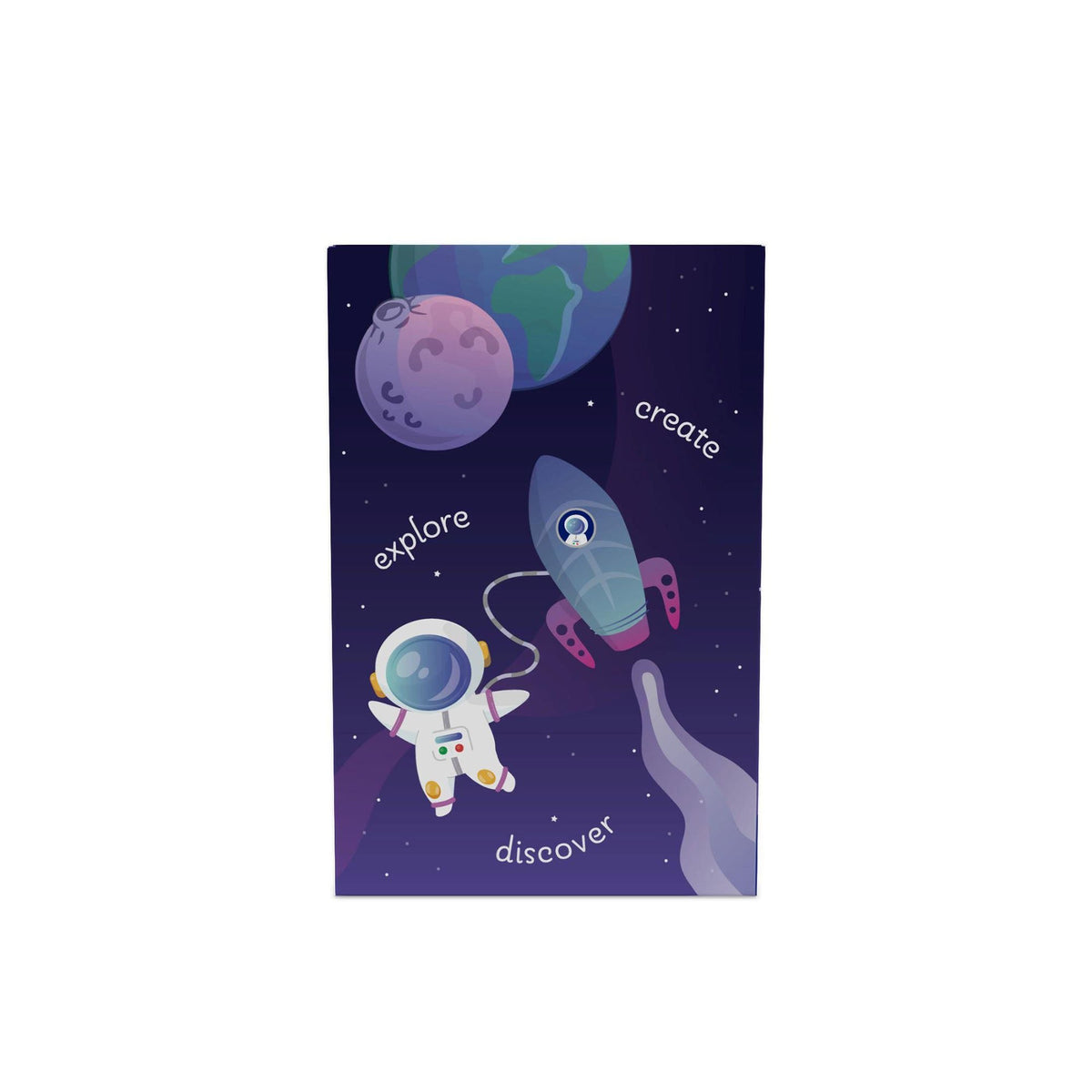 Stat Strip Adhesive Strip, Kid Design Planets / Stars, Plastic, Sterile, 0.75" x 3" - 15650 - LL Medico