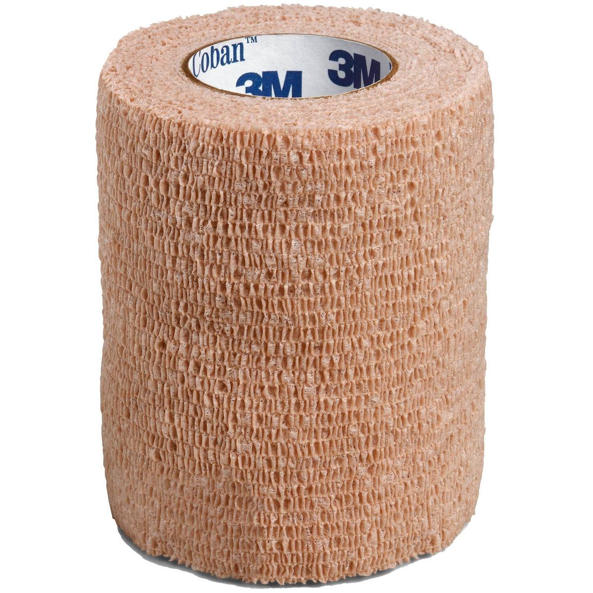 3M Coban Self-Adherent Cohesive Bandage, Tan, Nonwoven Elastic Latex, Nonsterile, Standard Compression - LL Medico