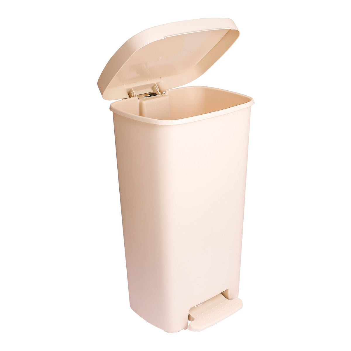 McKesson Waste Can, with Step-On Pedal, 52 Quart, 13 gal, Plastic, Rectangular, 14.76 x 15.16 x 26.57" - LL Medico