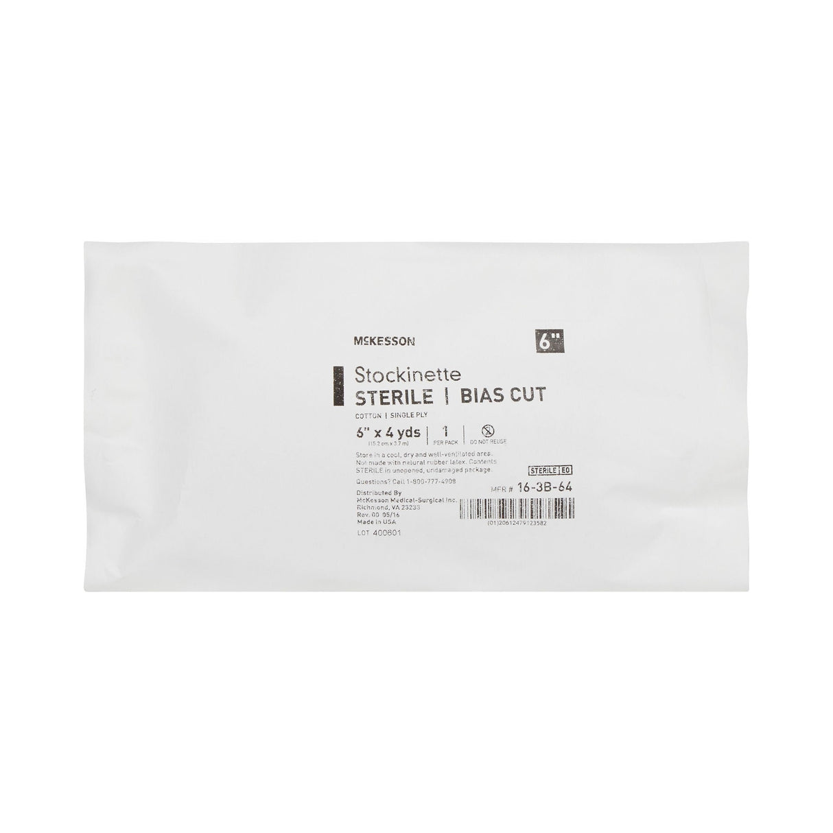 McKesson Bias Cut Stockinette, 6 Inch x 4 Yard