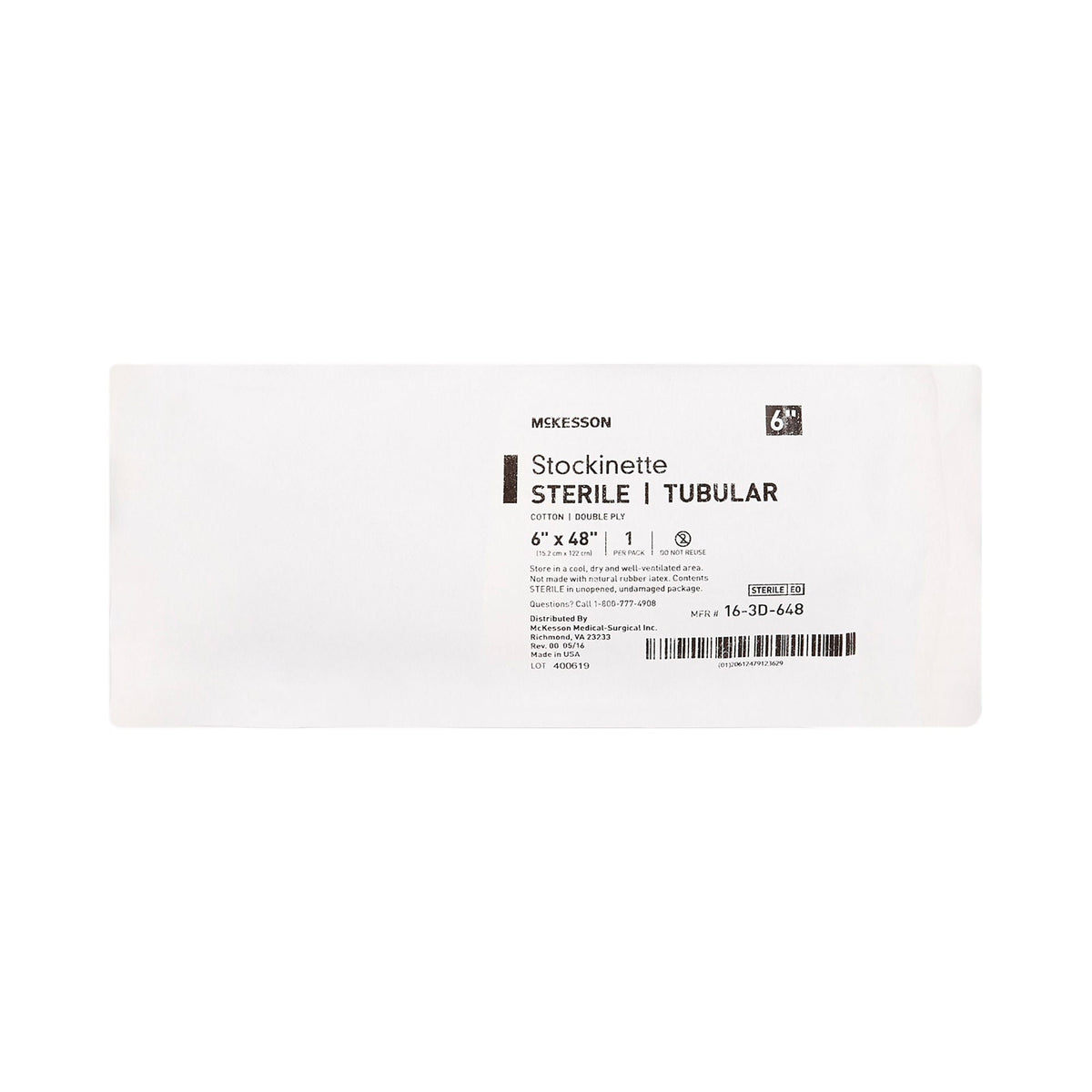 McKesson Tubular Stockinette, Surgical, Beige, Cotton, Sterile, 2-Ply - LL Medico