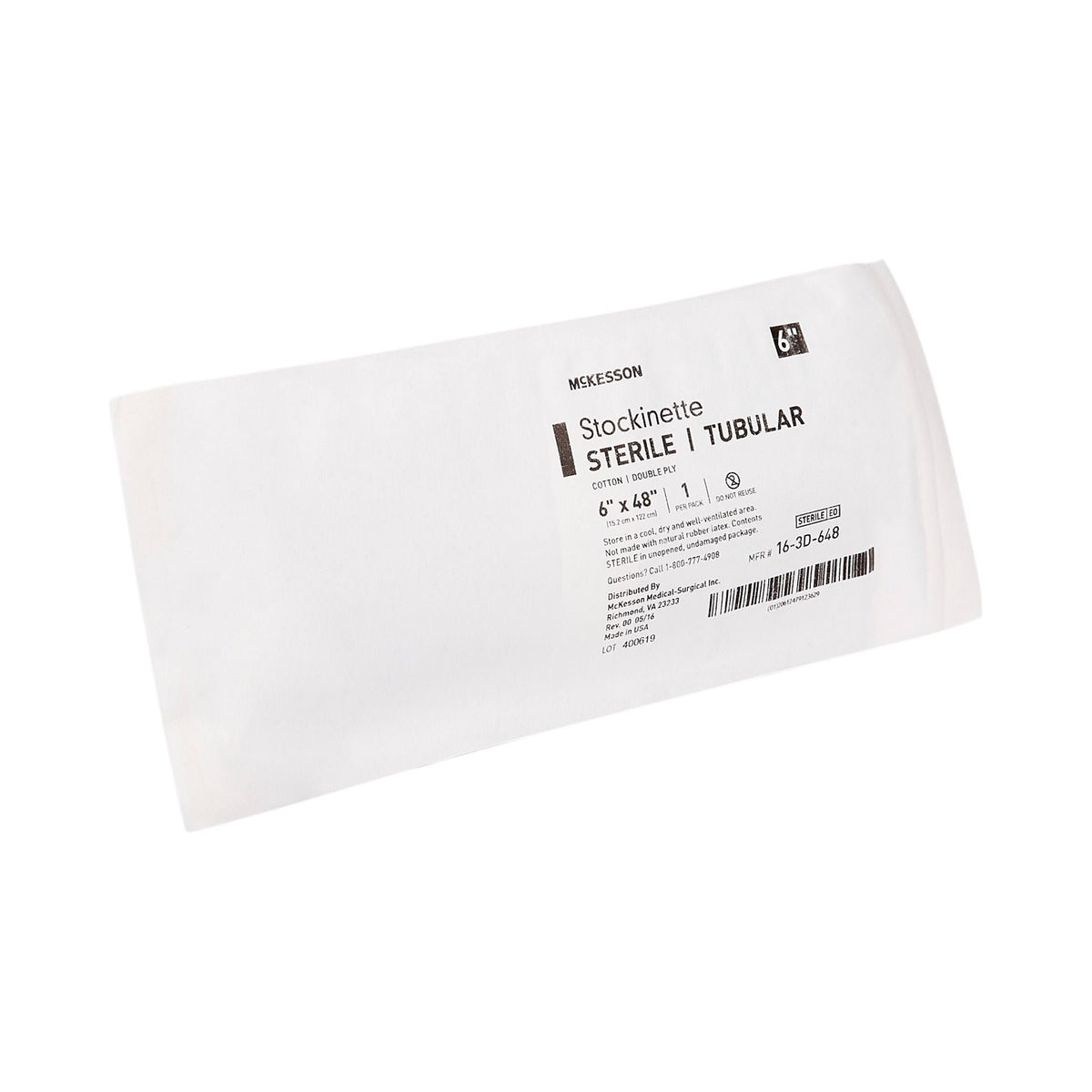 McKesson Tubular Stockinette, Surgical, Beige, Cotton, Sterile, 2-Ply - LL Medico