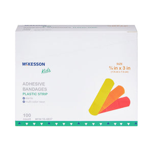 McKesson Kids Neon Adhesive Strip, 3/4 x 3 Inch
