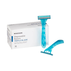 McKesson Disposable Razors Triple Blade