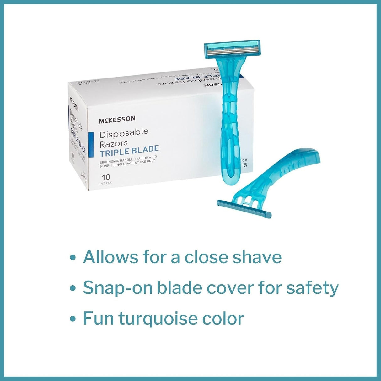 McKesson Disposable Razors Triple Blade