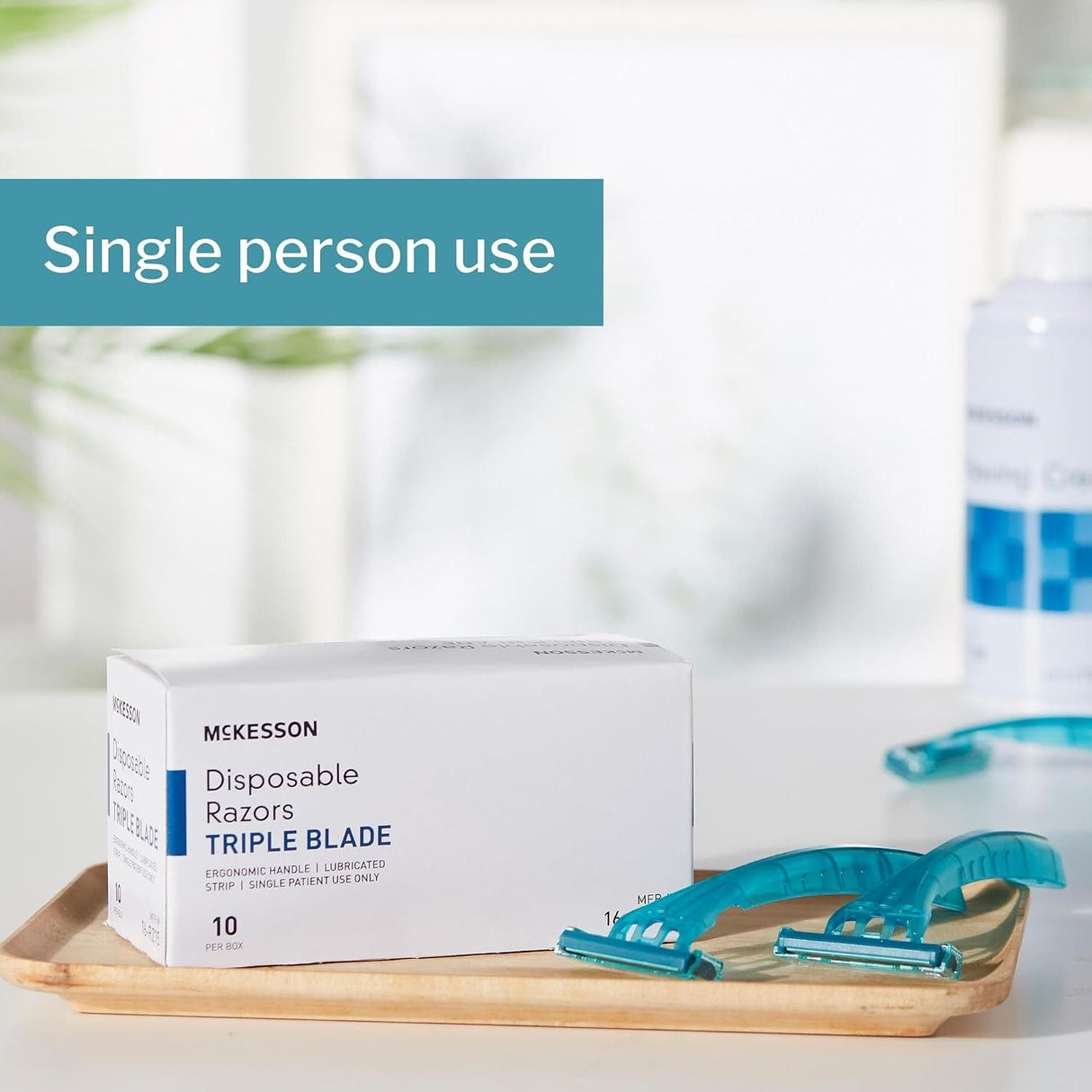 McKesson Disposable Razors Triple Blade