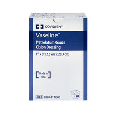 Cardinal Health Vaseline Petrolatum Impregnated Gauze Strip Dressing, Sterile — 1" x 8"