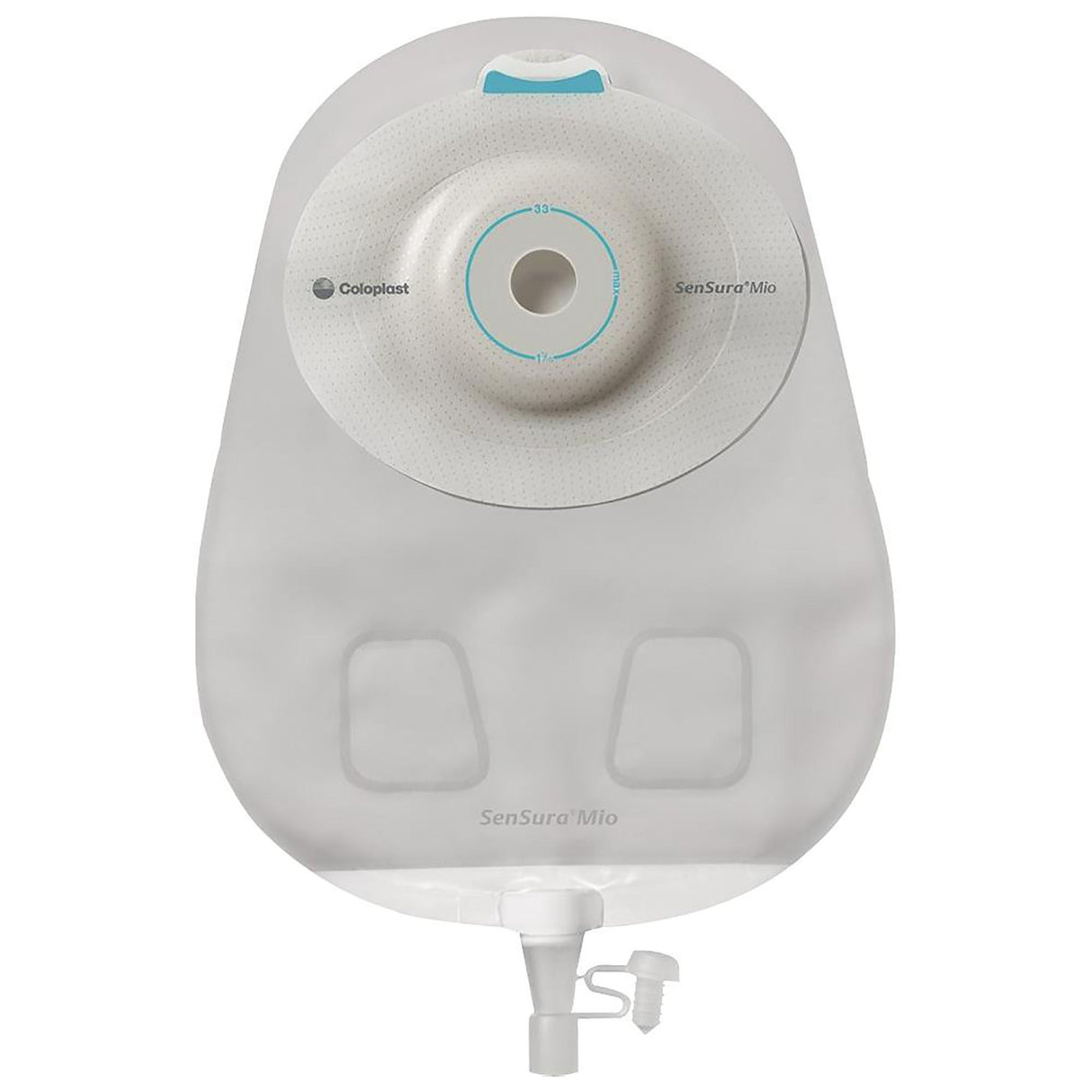 Coloplast SenSura Mio Convex Light One-Piece Urostomy Pouch, Maxi Convex Light, Pre-Cut, Transparent, Drainable, 10 1/2" Length, Non-Sterile - 16840 - LL Medico
