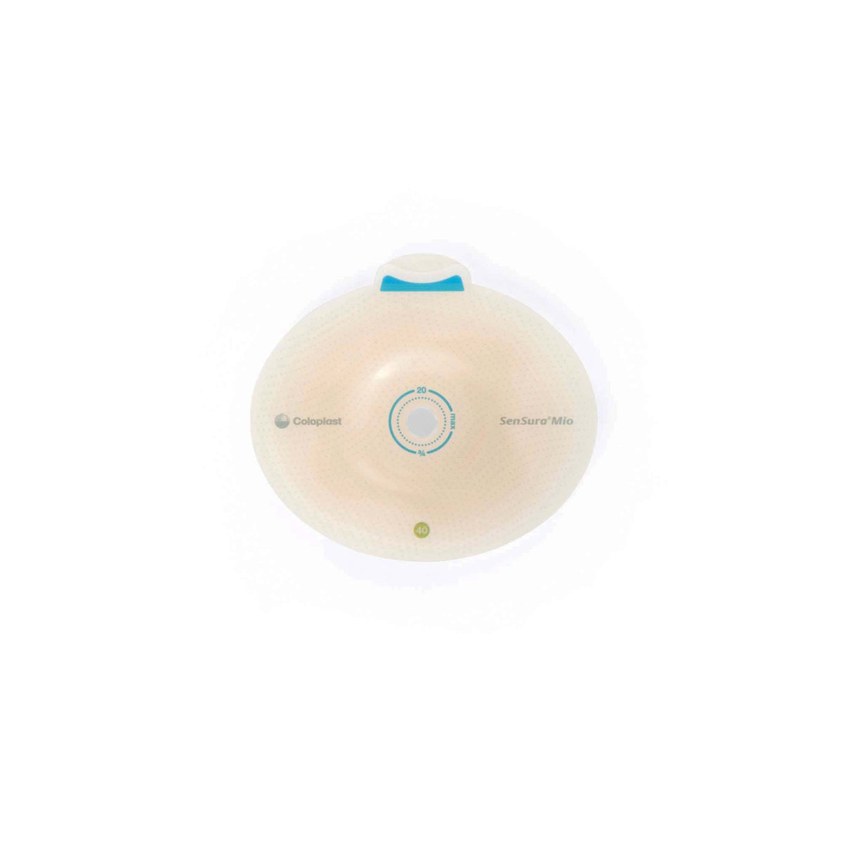 Coloplast SenSura Mio Click Two-Piece Skin Barrier, Oval, Cut-to-Fit, 40 mm Flange