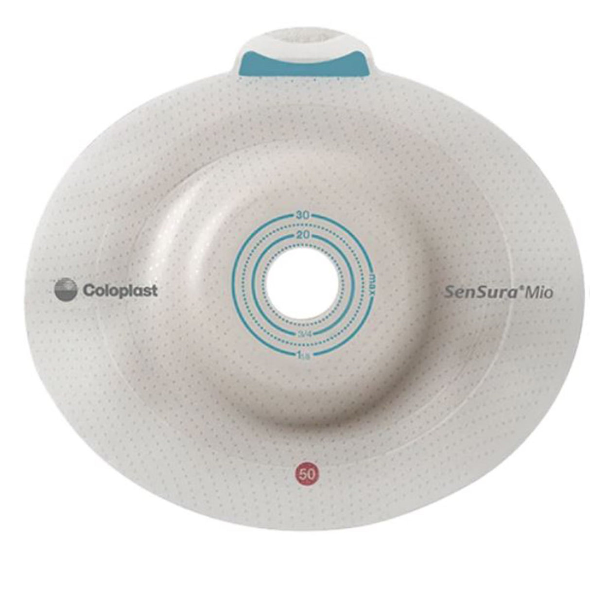 Coloplast SenSura Mio Convex Two-Piece Skin Barrier, Convex Light, Cut-to-Fit, 15 - 40 mm Flange, Blue