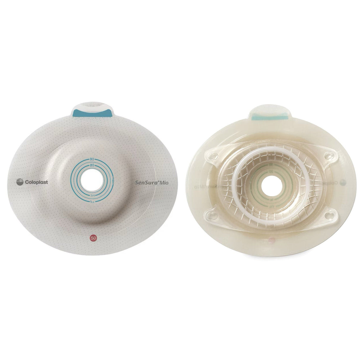 Coloplast SenSura Mio Click Convex Light Ostomy Barrier, Pre-Cut, 60 mm Flange, 1 1/4" (32 mm) Stoma Opening, Box of 5 - 16923-Box - LL Medico