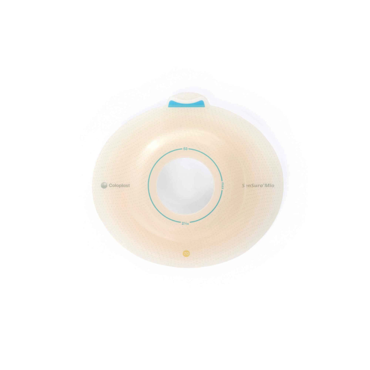 Coloplast SenSura Mio Click Two-Piece Skin Barrier, Deep Convex, 60 mm Flange, Blue