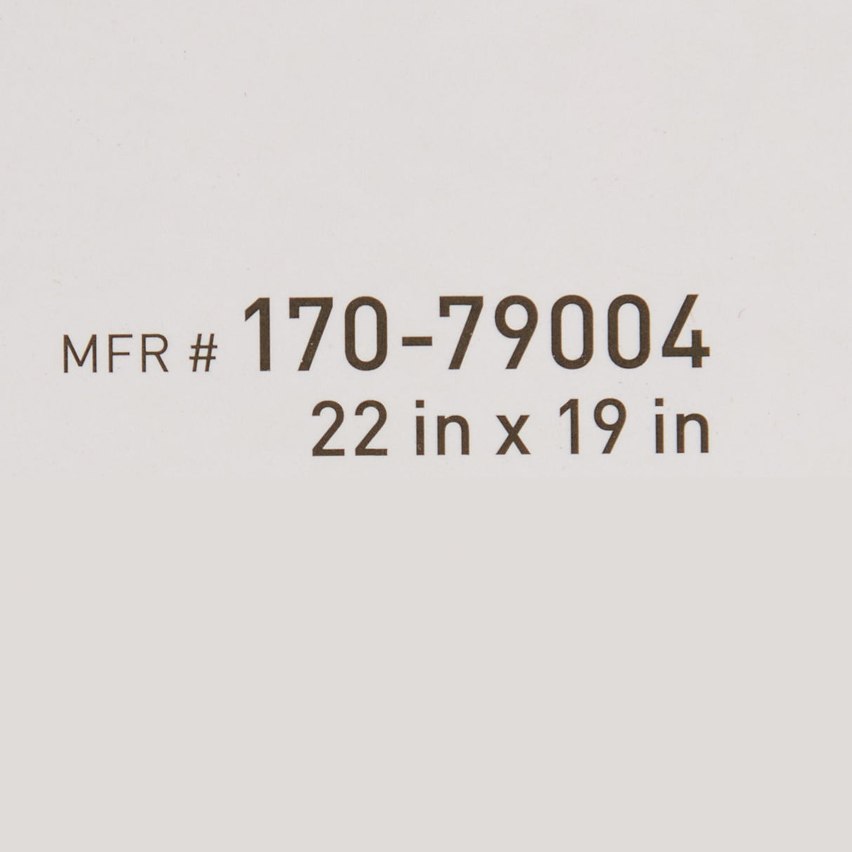Seat Back Cushion McKesson 22 W X 19 L Inch Foam