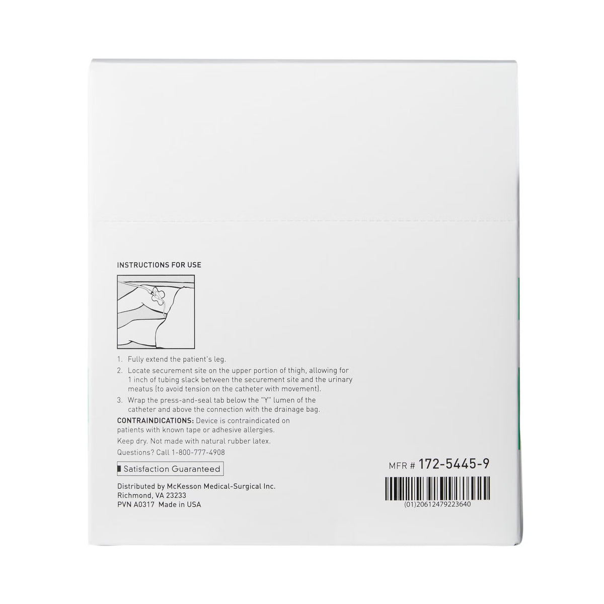 McKesson Catheter Securement Device, Single Tab, 1/2 In