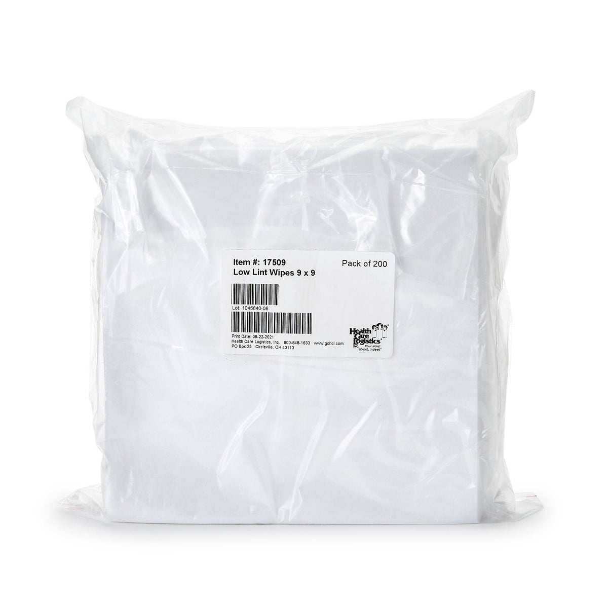 Health Care Logistics Task Wipe, Multipurpose, White, Nonsterile, Disposable, 9" x 9" - 17509 - LL Medico