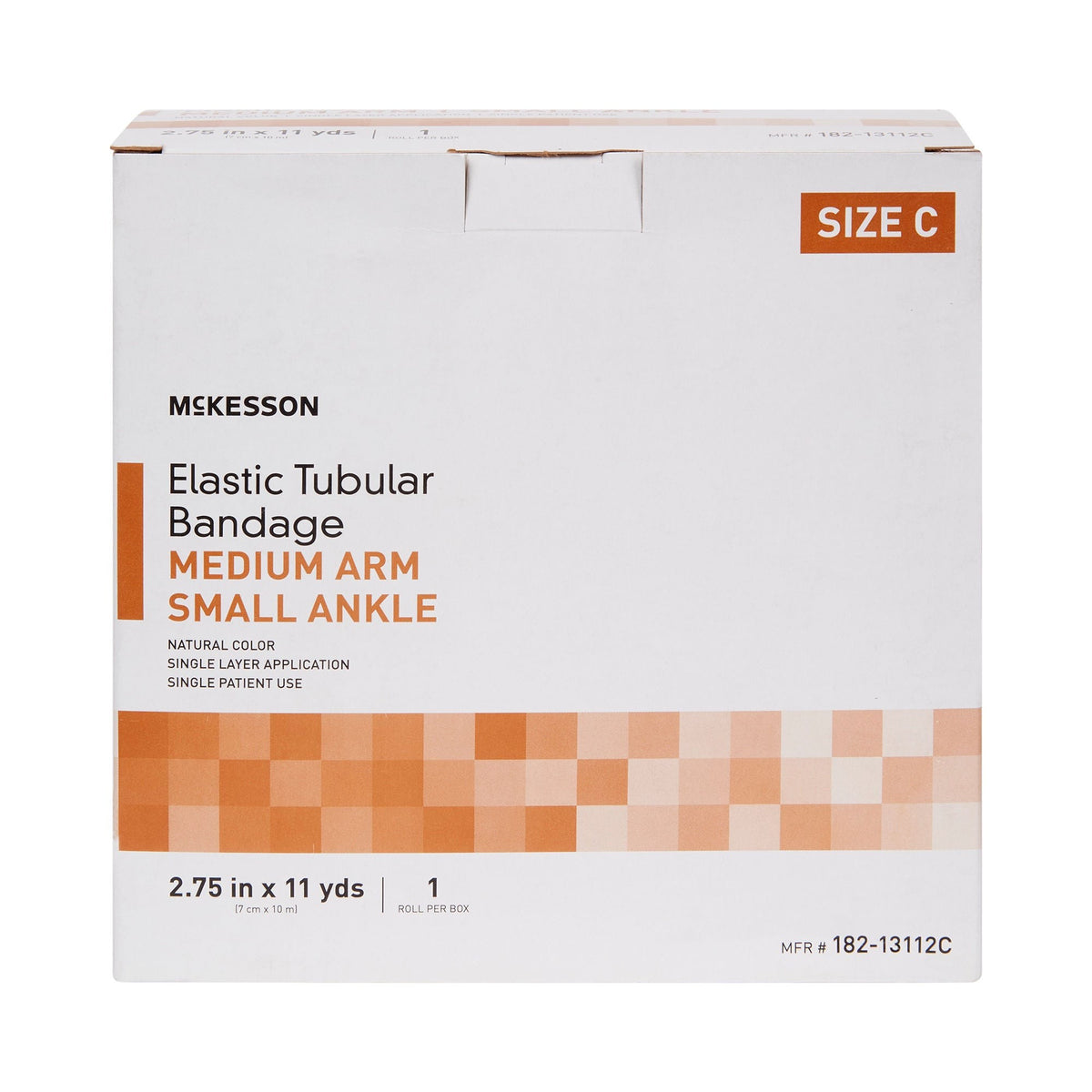 McKesson Spandagrip, Elastic Tubular Support Bandage, Pull On, Natural, Cotton / Elastane / Polyester, NonSterile, Standard Compression, 11 Yard - LL Medico
