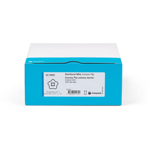 Coloplast SenSura Mio Convex Flip Two-Piece Skin Barrier, Star, Pre-Cut, 70 mm Flange, Yellow