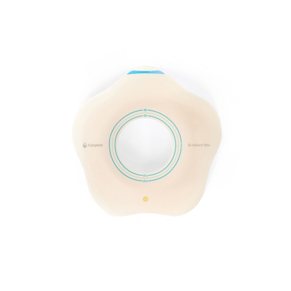 Coloplast SenSura Mio Convex Flip Two-Piece Skin Barrier, Star, Pre-Cut, 70 mm Flange, Yellow