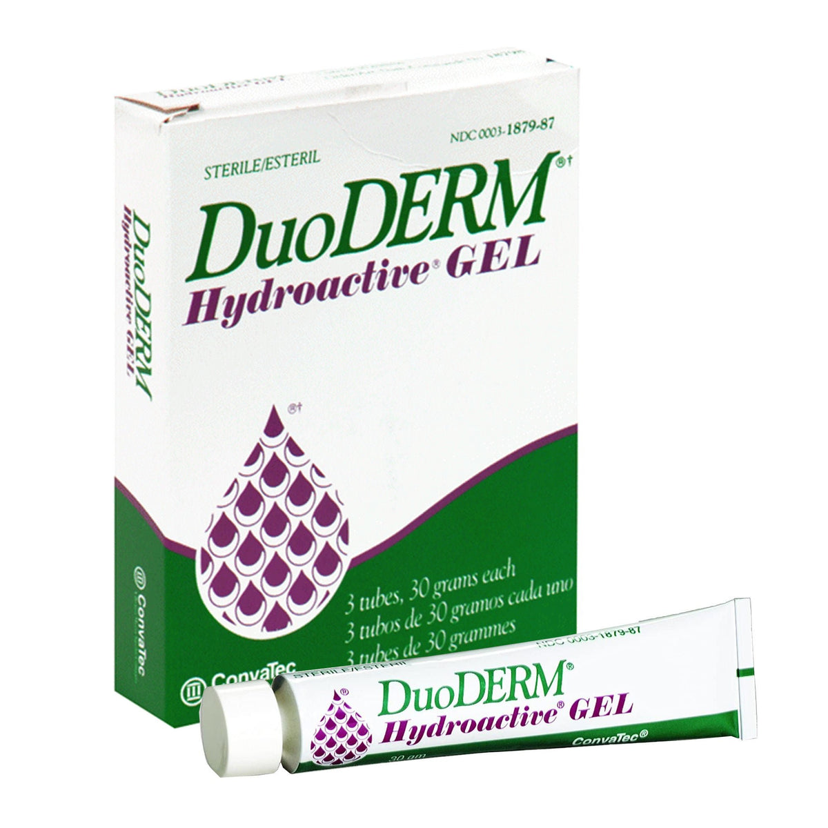 DuoDERM Hydroactive Gel, Hydrogel Wound Dressing, Clear, Hydrocolloid Gel, Sterile, 30 Gram - 187987-Single - LL Medico