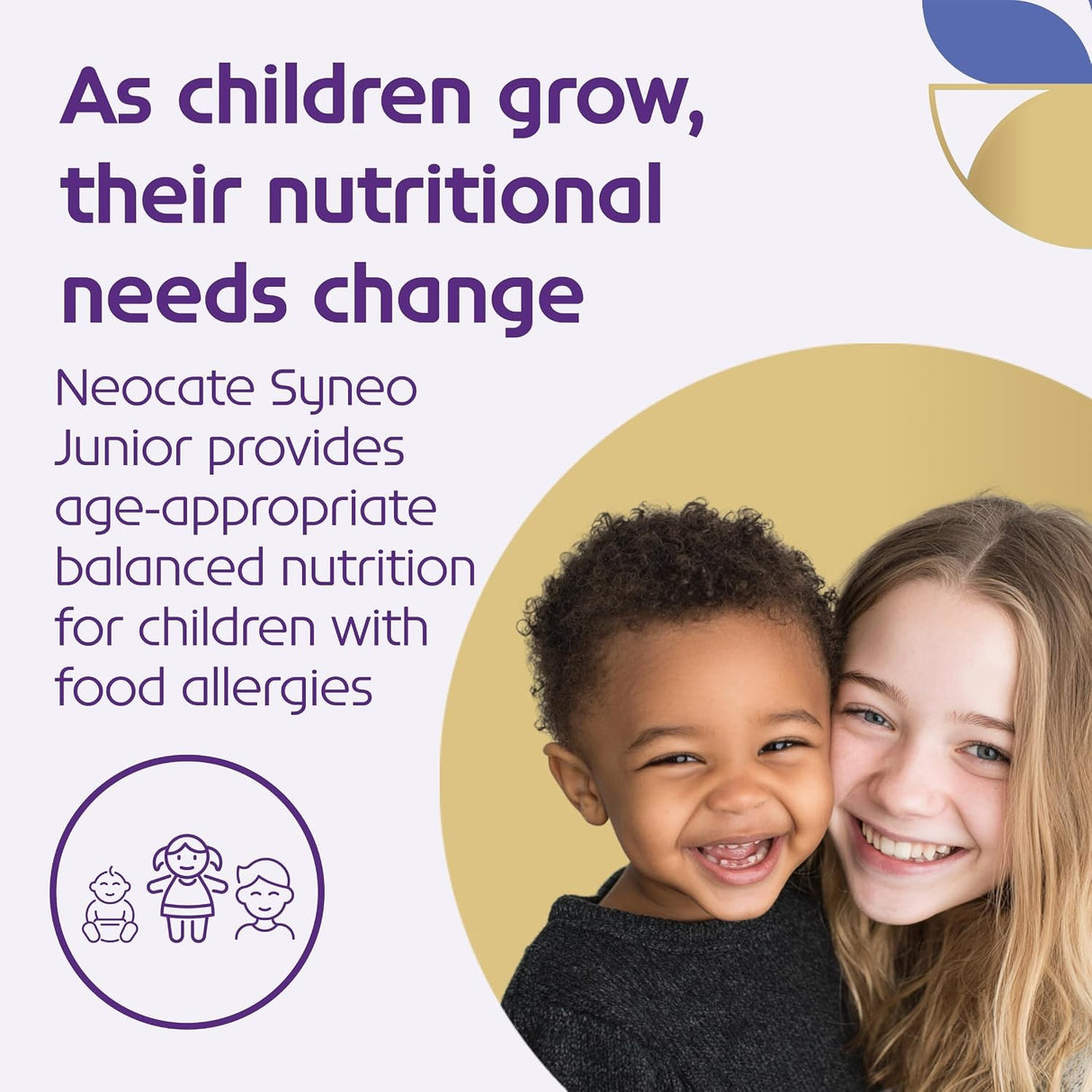 Neocate Syneo Junior Amino Acid-Based Pediatric Oral Supplement, Unflavored, 14.1 oz