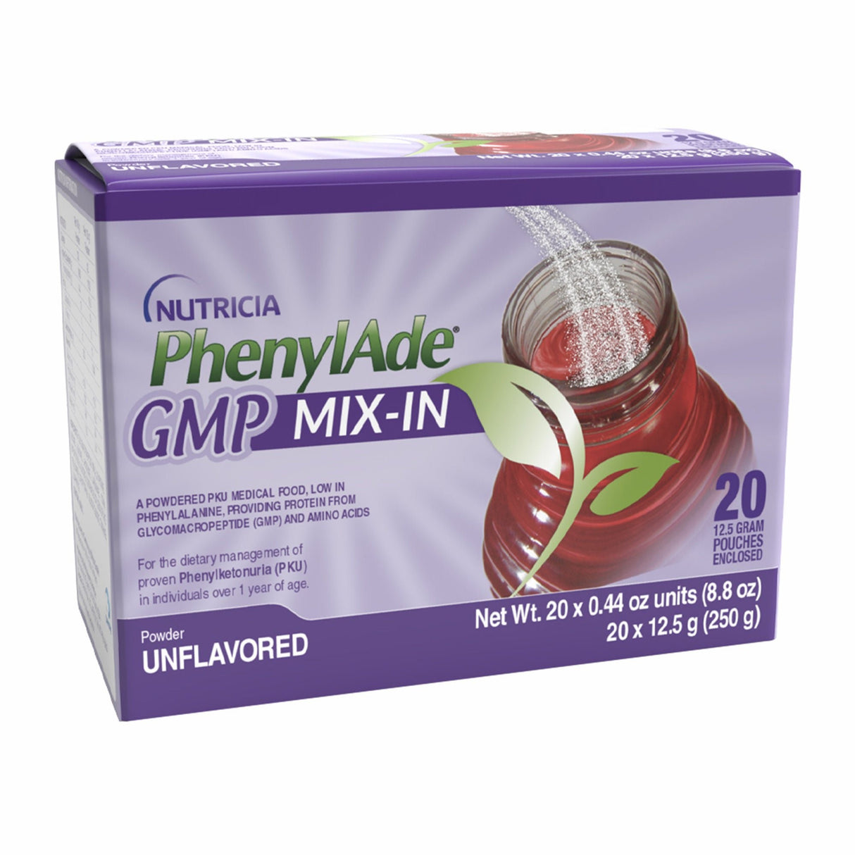 PhenylAde GMP Mix-In Powder, Unflavored, 12.5 Gram Packet