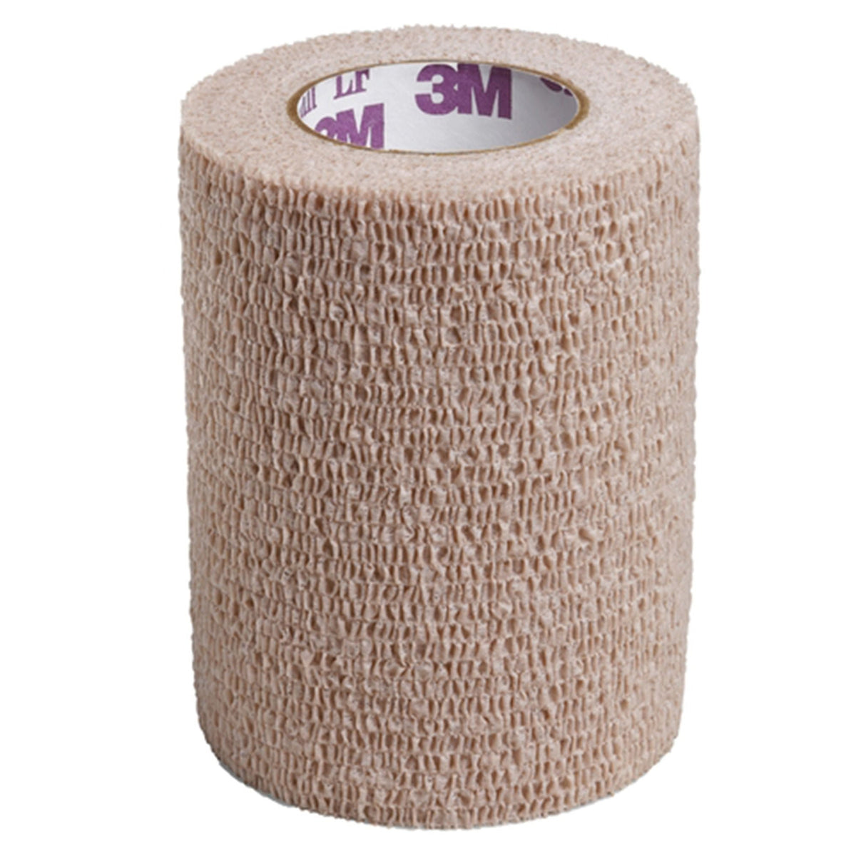3M Coban LF, Self-Adherent Cohesive Bandage, 2" x 5 yd, Tan, Elastic / Nonwoven, Sterile, Standard Compression - 2082S-Single - LL Medico