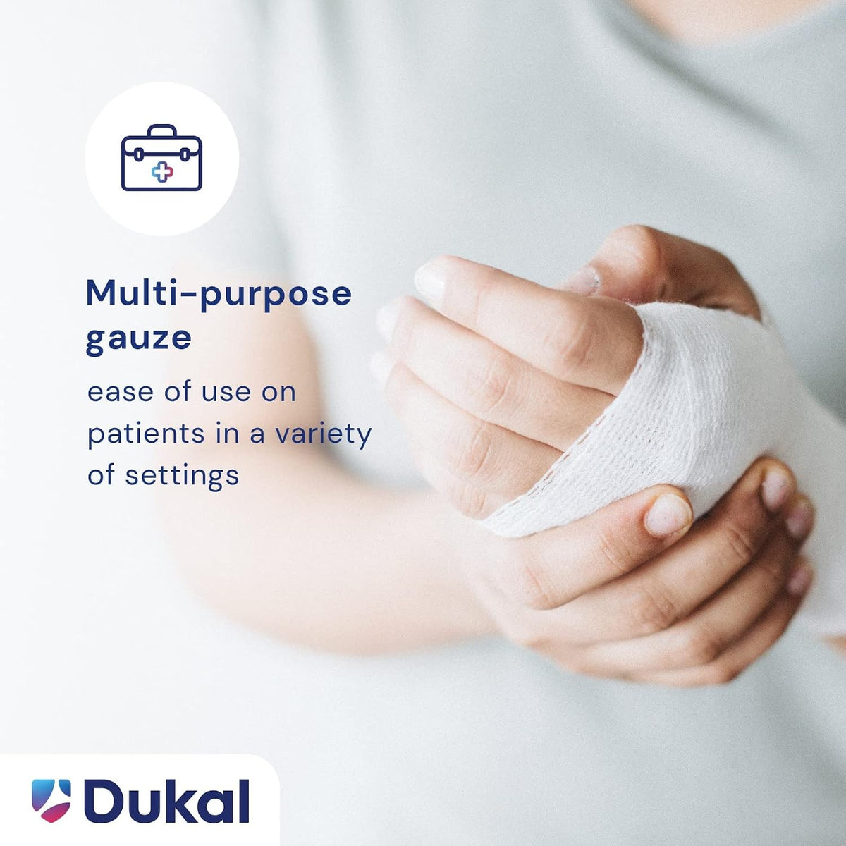 Dukal Clinisorb Nonwoven Sponge, 4 x 4 Inch, 4-ply