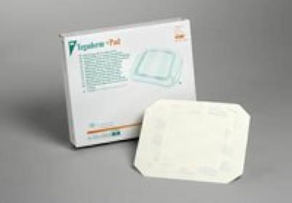3M Tegaderm Transparent Film Dressing with Pad, 3.5 x 4 Inch