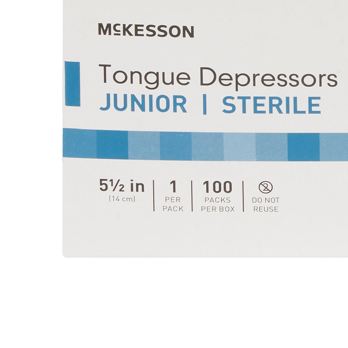 McKesson Tongue Depressor, Wood, Junior, 5.5"