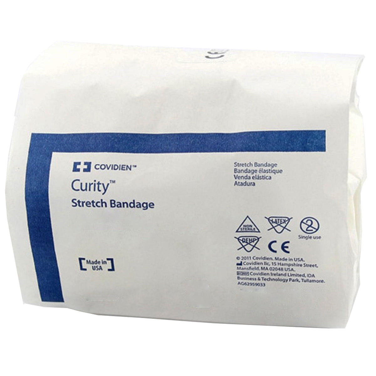 Curity Conforming Bandage, 6 x 75", 1-Ply, White, Cotton / Polyester, NonSterile - 2249-Bag - LL Medico