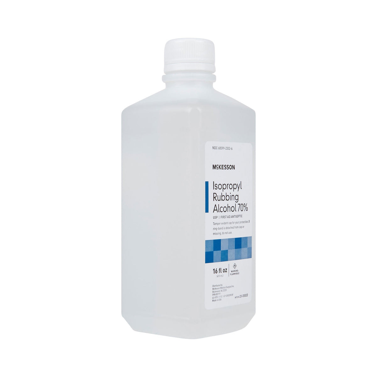 McKesson Isopropyl Alcohol, Antiseptic Topical Liquid, 16 oz Bottle - 23-D0022 - LL Medico