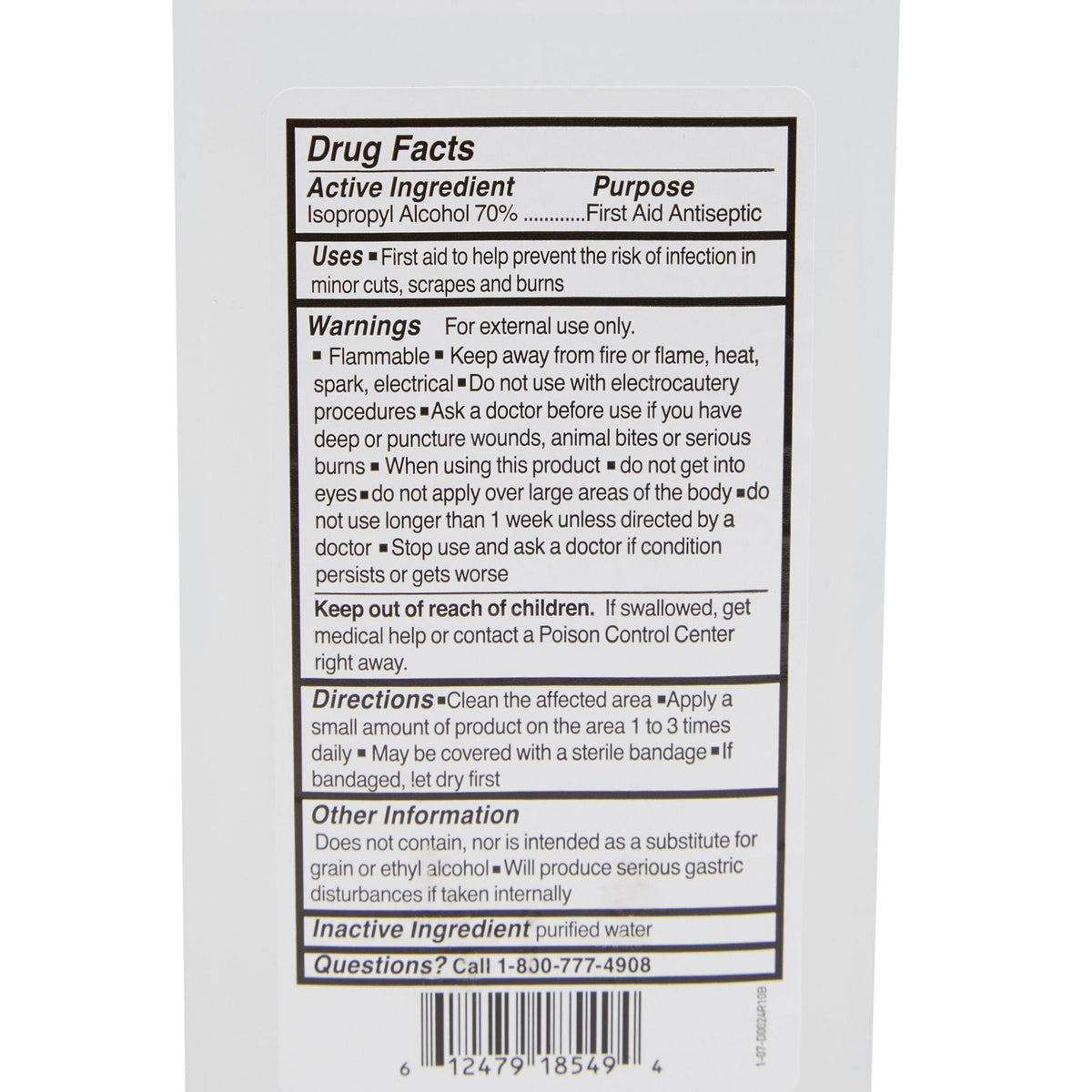 McKesson Isopropyl Alcohol, Antiseptic Topical Liquid, 32 oz Bottle - 23-D0024 - LL Medico