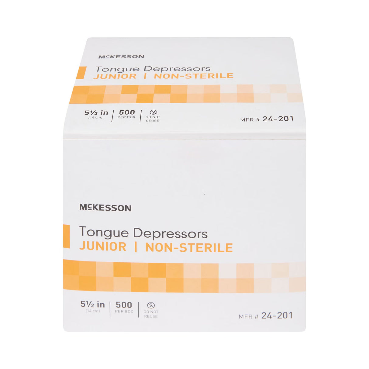 McKesson Tongue Depressors, Junior, Wood, 5.5", 500 Count