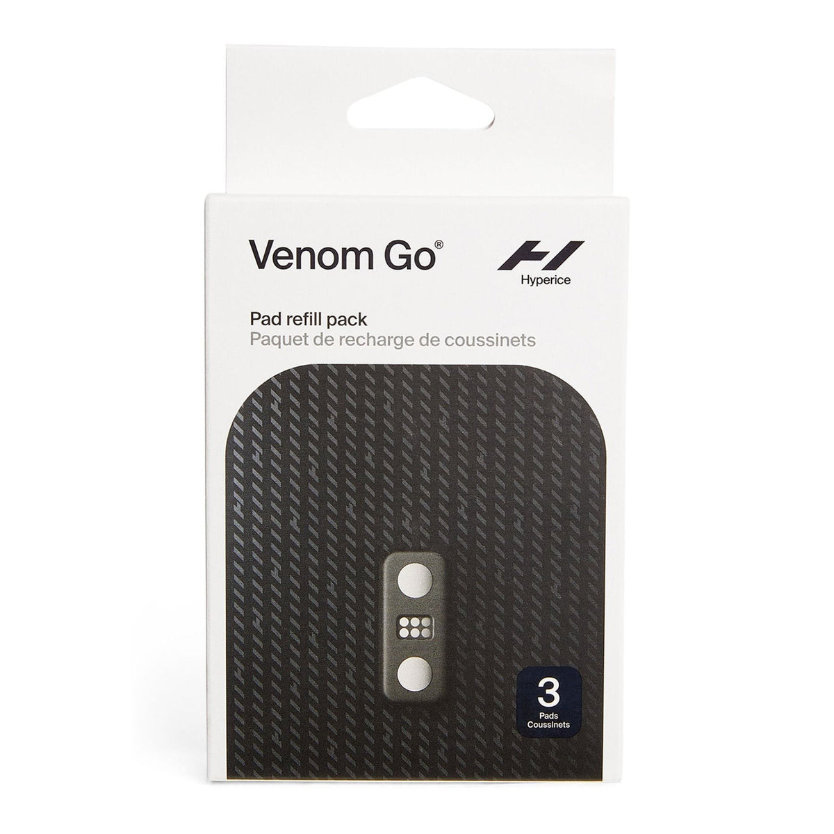 Hyperice Venom Go Replacement Heat and Massage Therapy Pad, 0.3" x 3" x 5" - 24005 001-00 - LL Medico