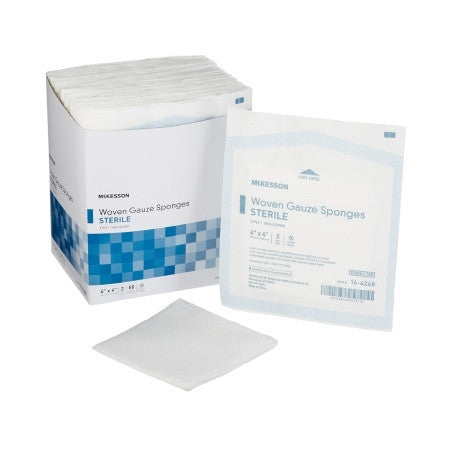 McKesson Gauze Sponge, 4 x 4 Inch, Eight Ply