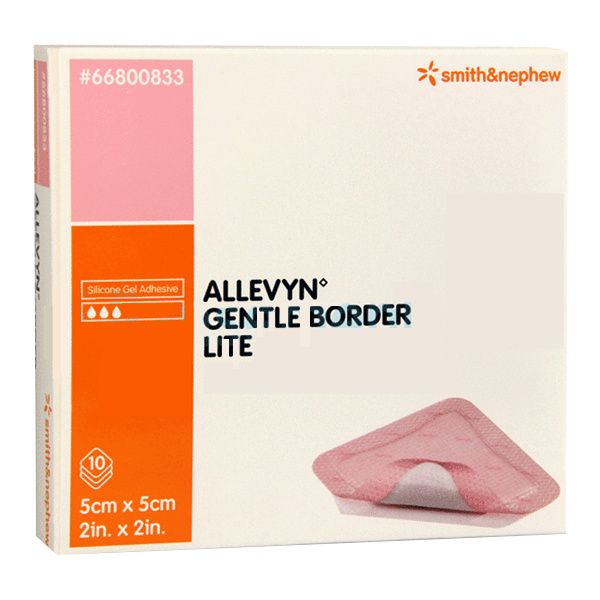 Allevyn Gentle Border Lite Silicone Foam Dressing