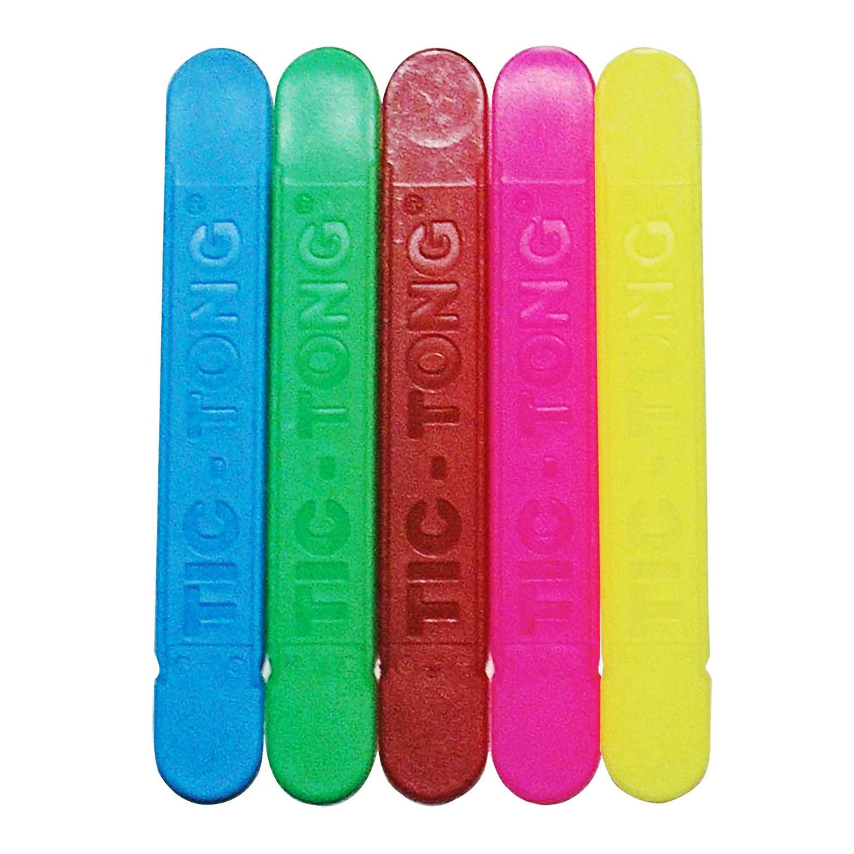 Tic-Tong Plastic Tongue Depressors, Tutti-Frutti Flavored, 5"